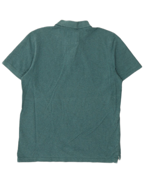 Camisa polo masculina Crew Clothing algodão verde grande