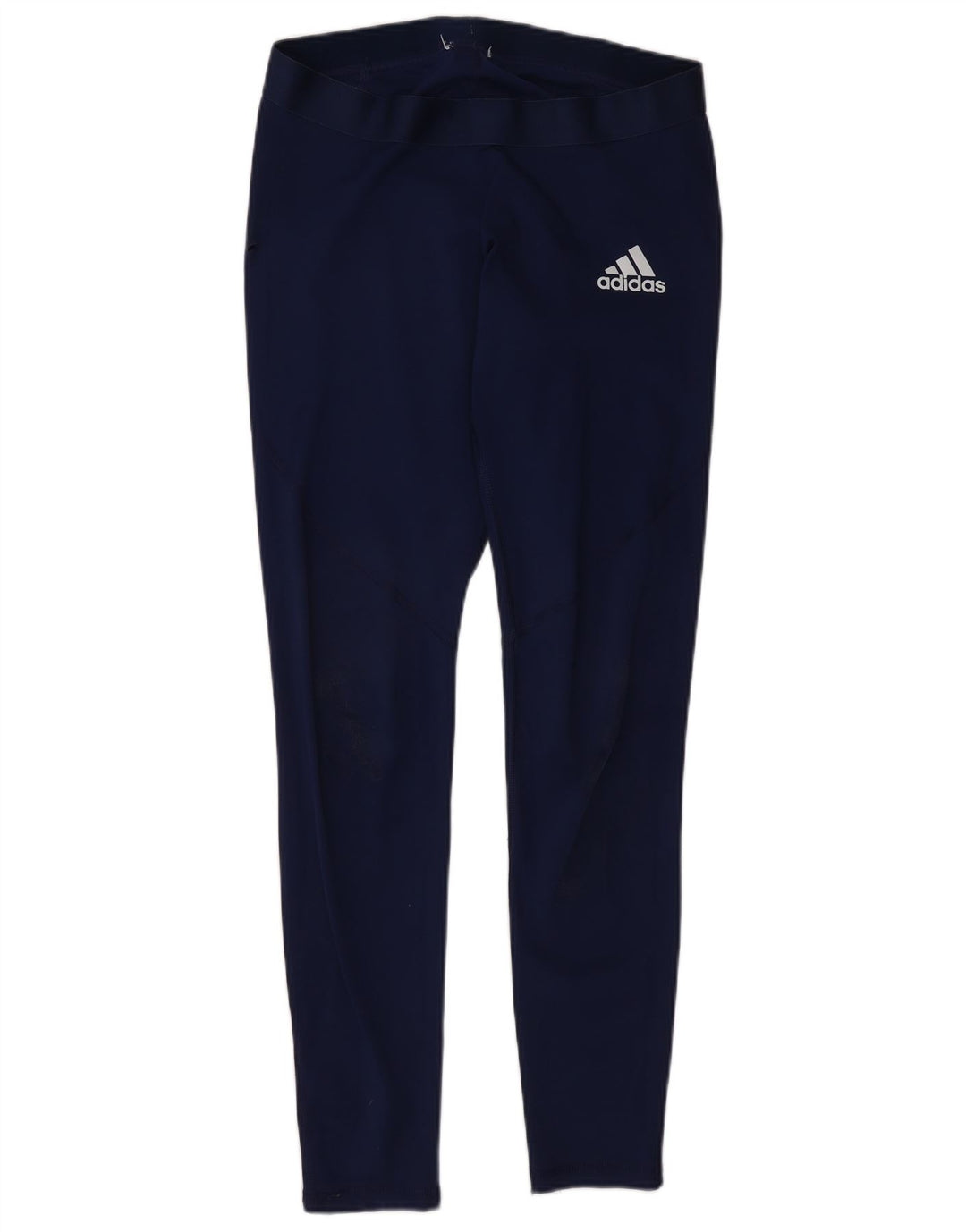 Leggings Adidas Femininas UK 14 Médio Azul Marinho