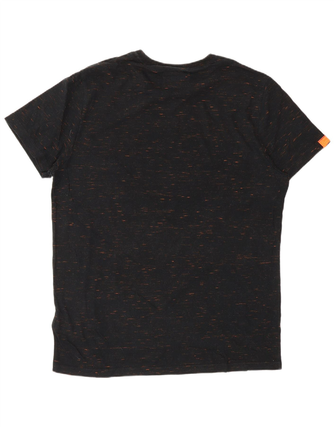 Camiseta masculina SUPERDRY Top XL algodão manchado preto