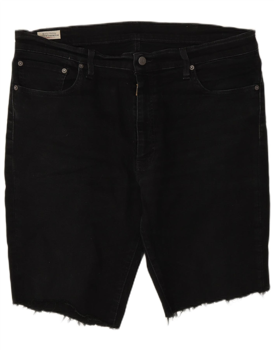 Shorts jeans masculino 511 Levi's W38 XL preto algodão