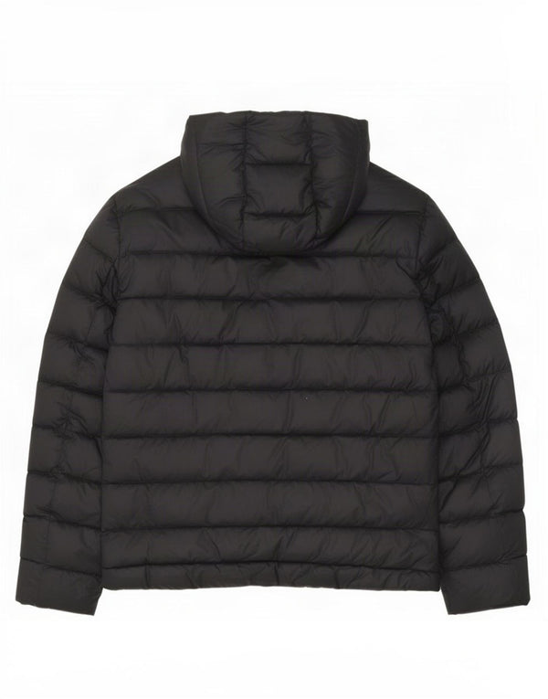 Jaqueta acolchoada com capuz feminina Blauer UK 18 XL poliamida preta