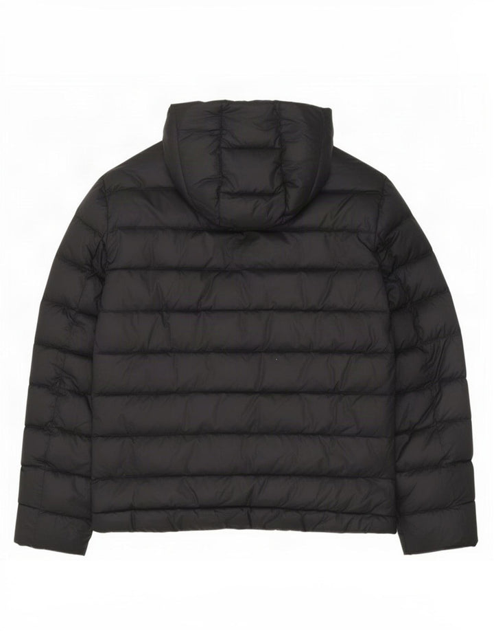 Jaqueta acolchoada com capuz feminina Blauer UK 18 XL poliamida preta