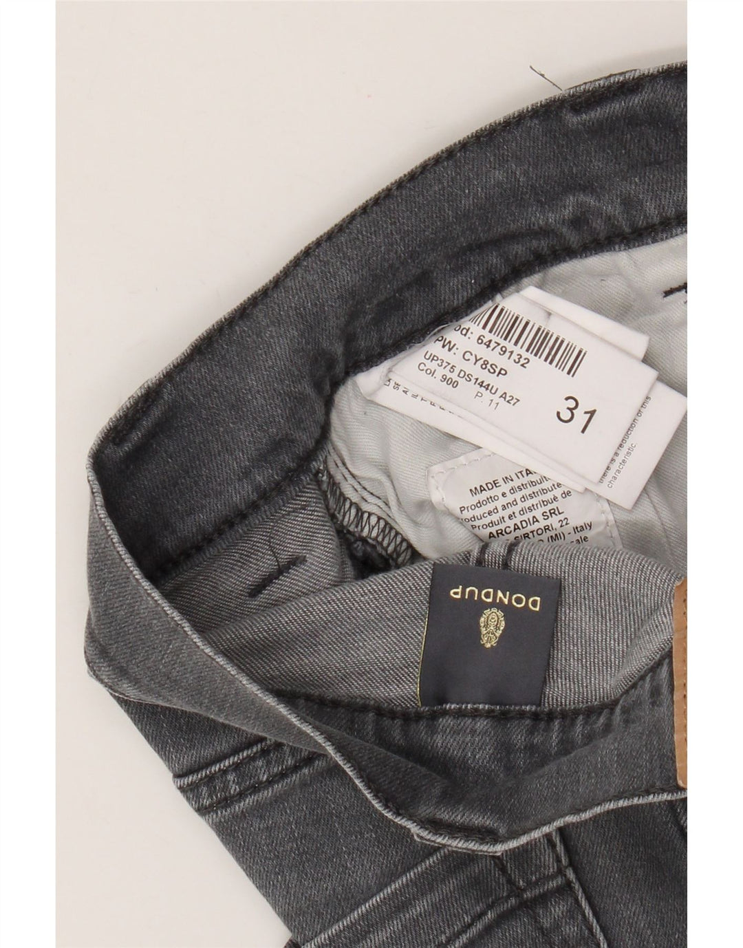 Dondup Jeans Skinny Feminino W31 L29 Algodão Cinza