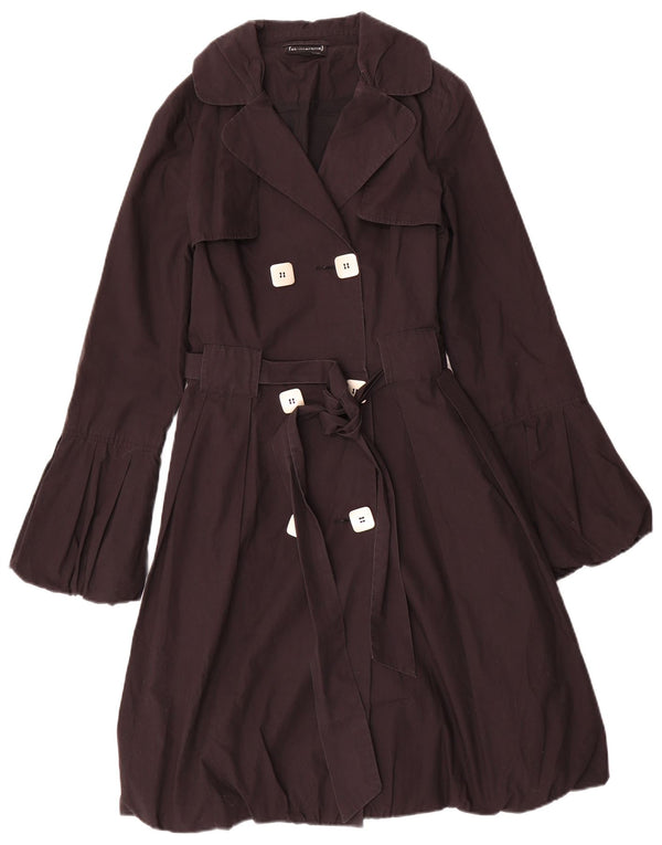 Trench Coat feminino St- Martins UK 12 médio preto