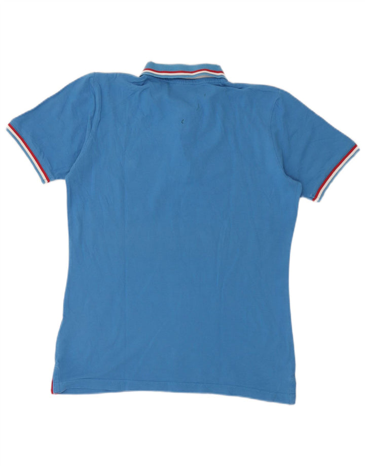 Camisa Polo Masculina Fila Pequena Listrada Azul