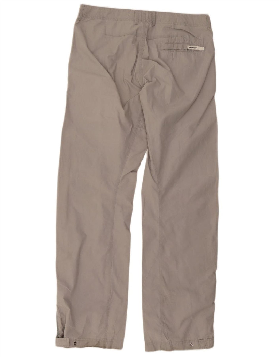 Calça Chino reta masculina CAT W32 L34 poliéster cinza