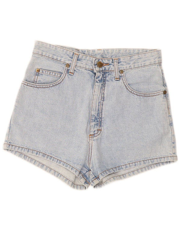 Shorts jeans feminino Lee Melrose com perna larga e cintura alta W29 algodão azul médio