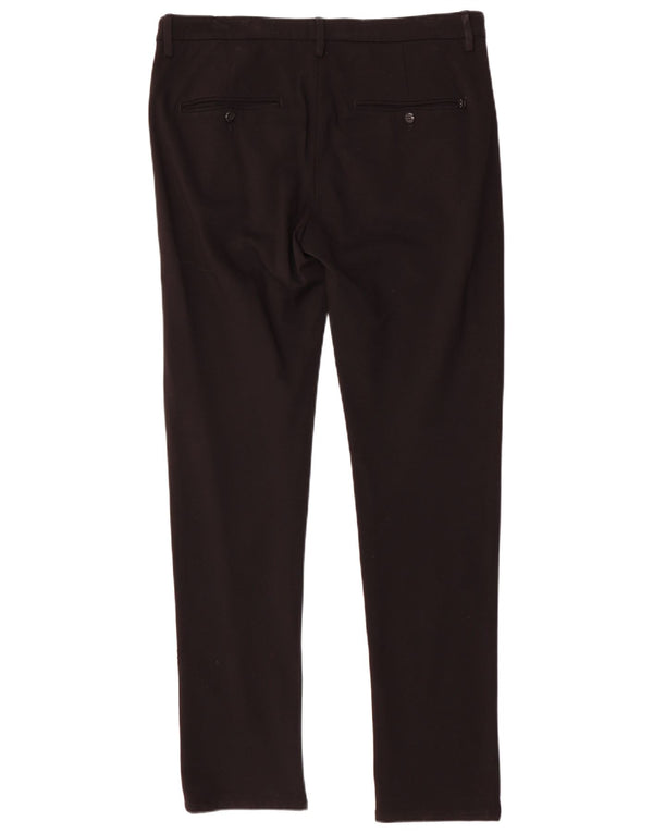 Calça Chino Slim Masculina Dondup W36 L34 Viscose Preta