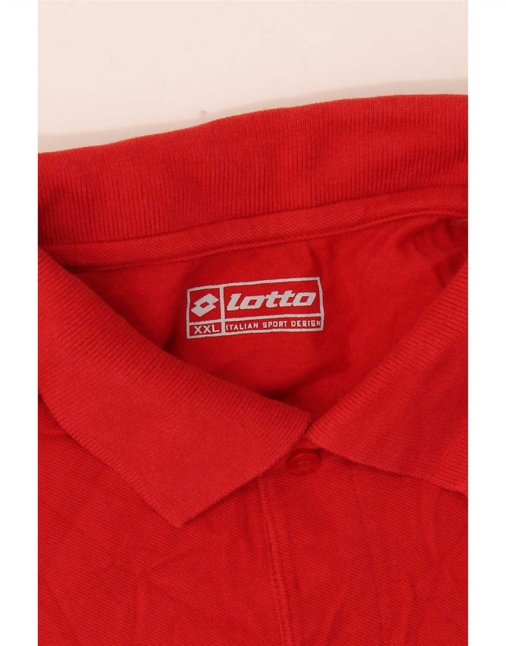 Camisa polo masculina Lotto 2XL vermelha