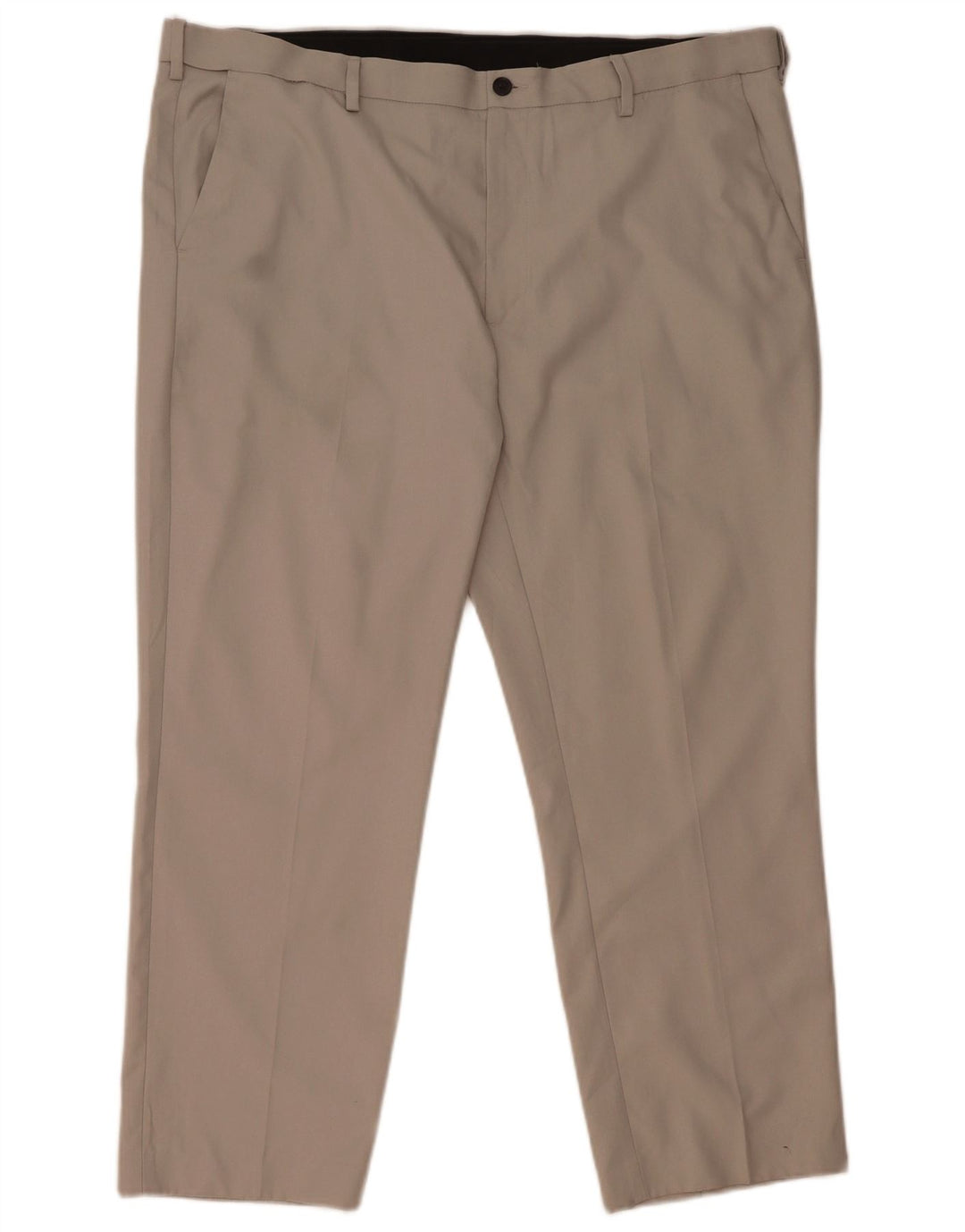 Calça Chino Masculina Marks & Spencer Regular Fit W42 L28 Cinza Poliéster