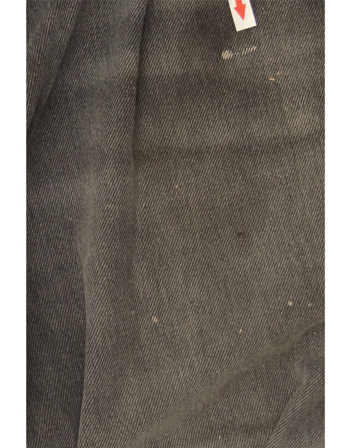 Calça jeans reta masculina Fat Face W36 L32 algodão cinza