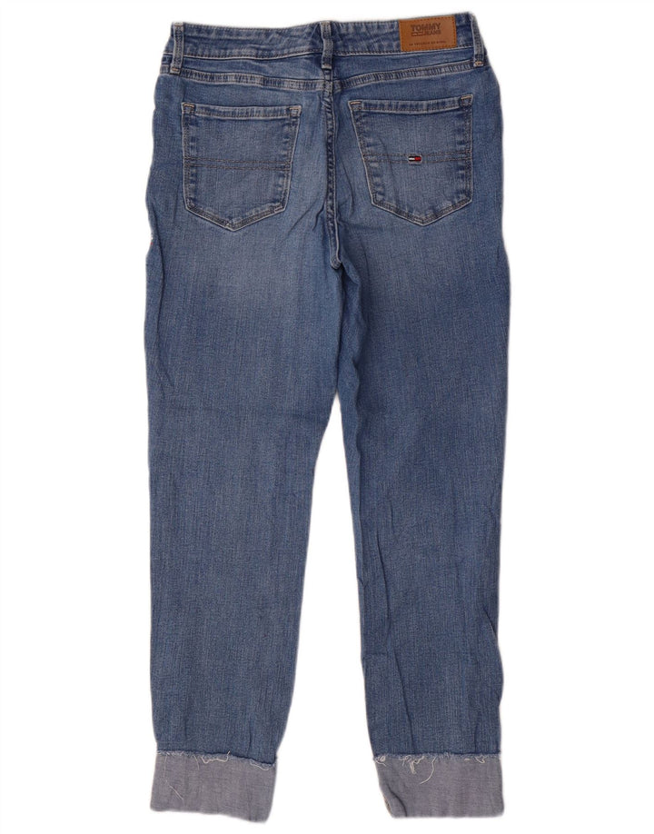 Tommy Hilfiger Jeans Tapered Feminino US 4 Pequeno W27 L26 Azul Algodão