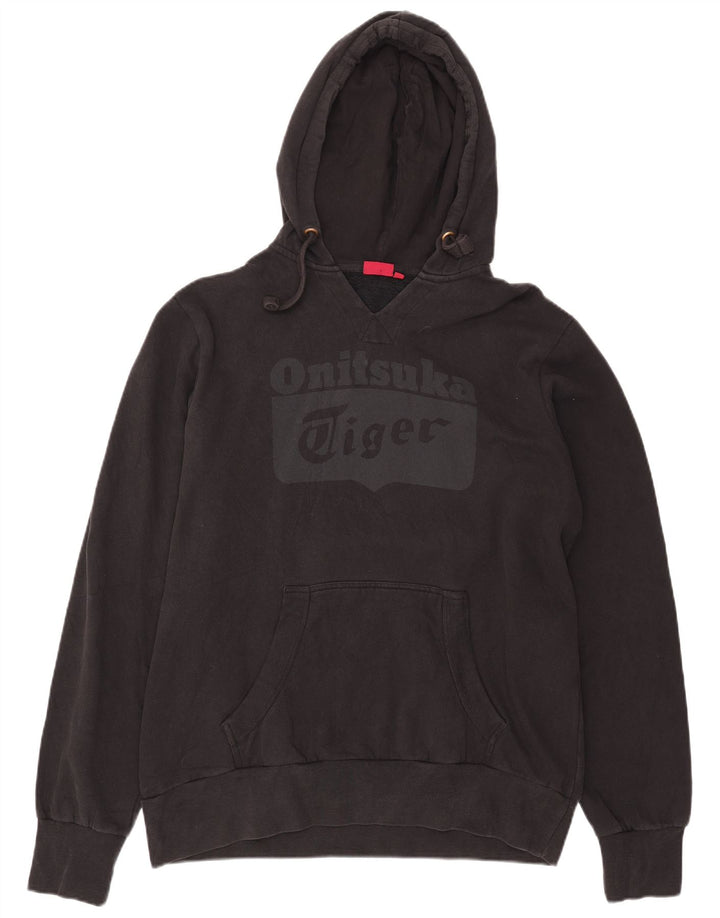 Moletom com capuz gráfico masculino Jumper 2XL algodão preto