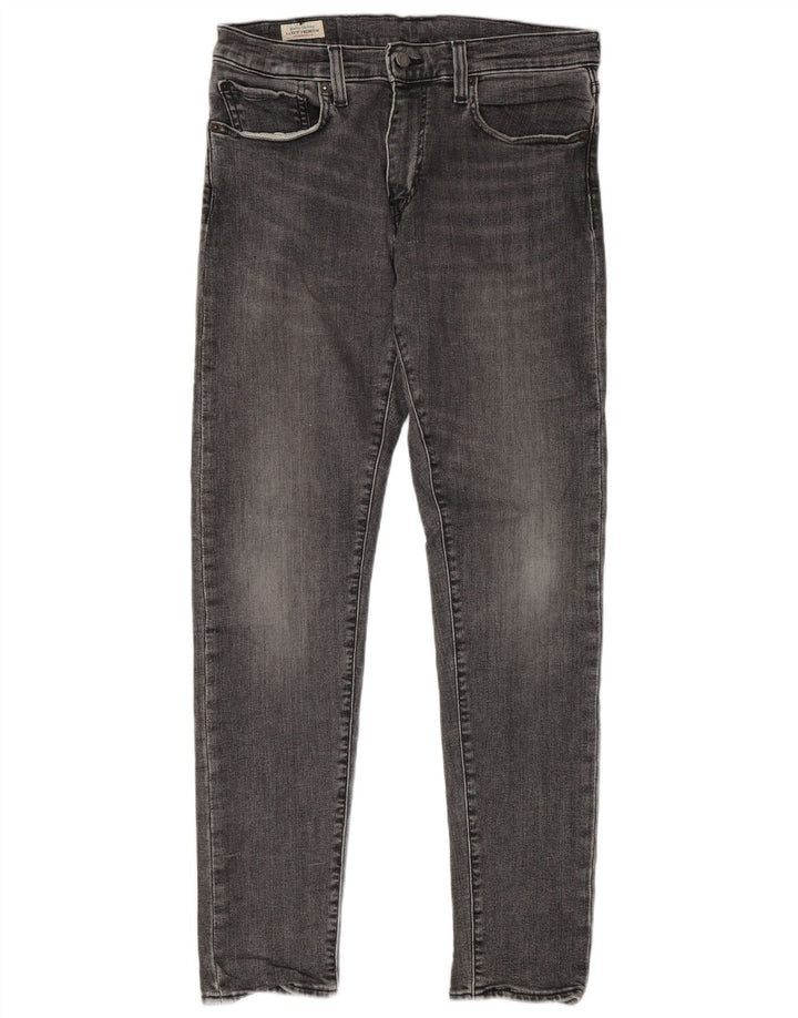 LEVI'S Masculino 512 Slim Tapered Jeans W31 L32 Algodão Cinza