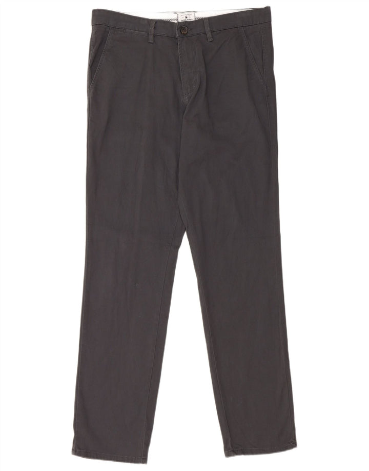 Calça Chino Masculina JACK & JONES W32 L32 Algodão Cinza