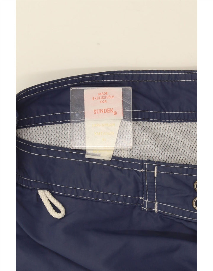 Shorts de natação masculino Sundek médio azul marinho nylon
