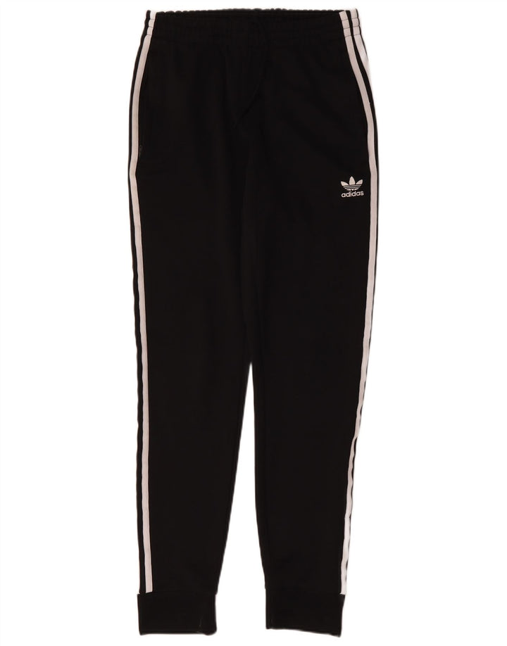 Adidas Mens Treino Calças Joggers Pequeno Poliéster Preto