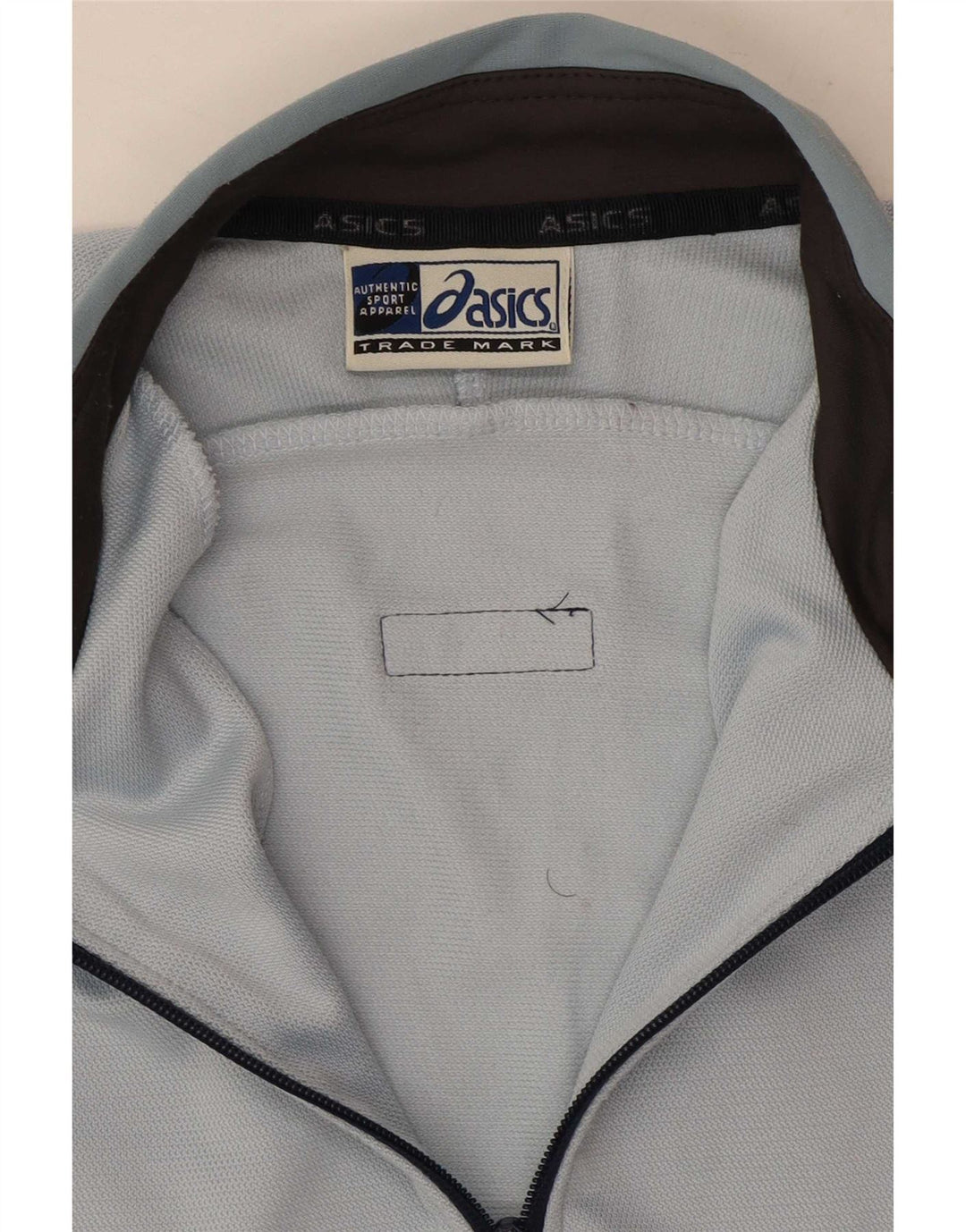 Asics Womens Tracksuit Top Jacket UK 12 Médio Azul