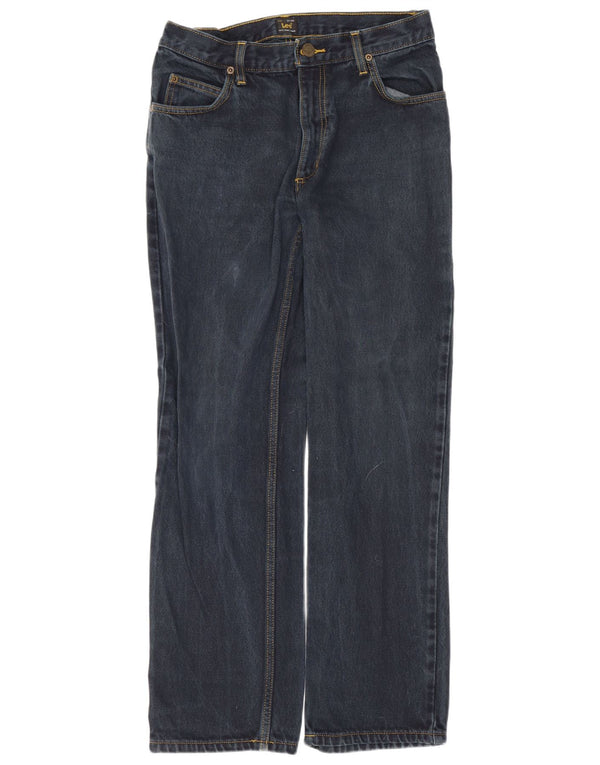 Lee Mens Brooklyn Comfort Straight Jeans W32 L30 Azul Marinho Algodão