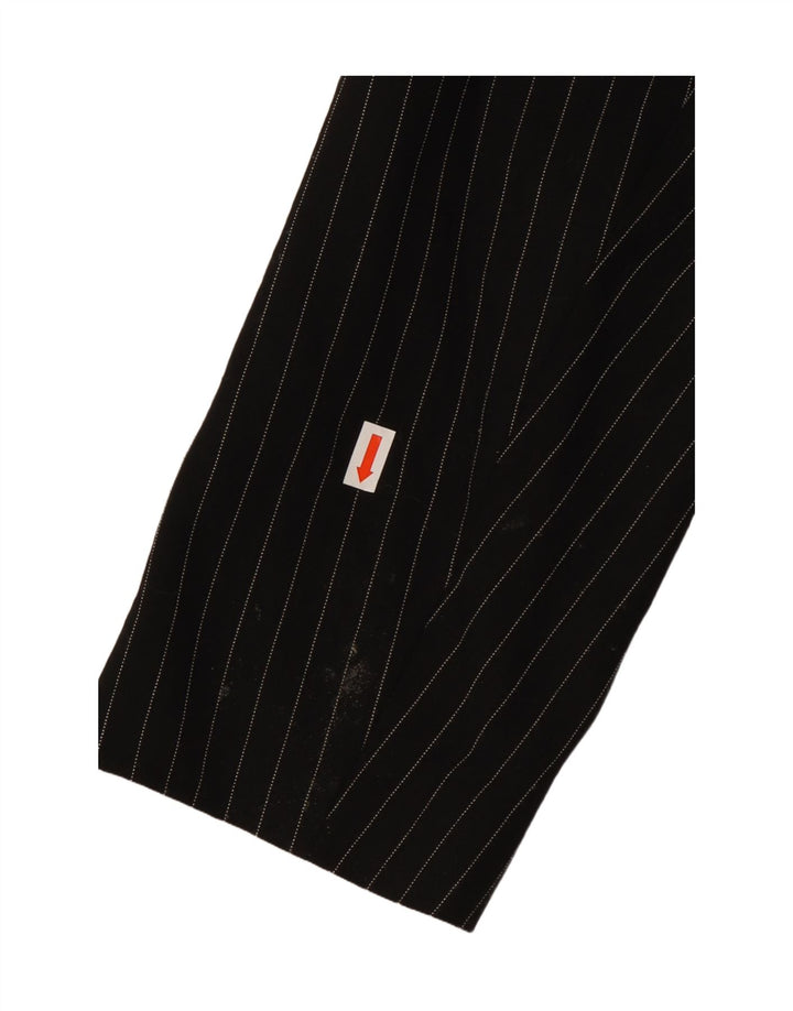 Jaqueta blazer feminina de 3 botões RENATO BALESTRA IT 46 listra preta grande