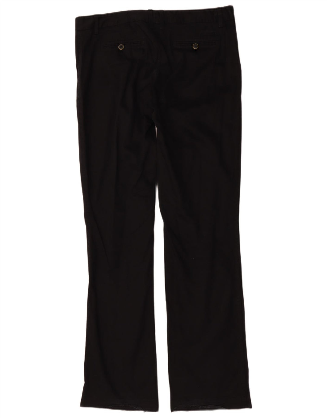 Calça Chino feminina Massimo Dutti Bootcut W34 L32 algodão preto