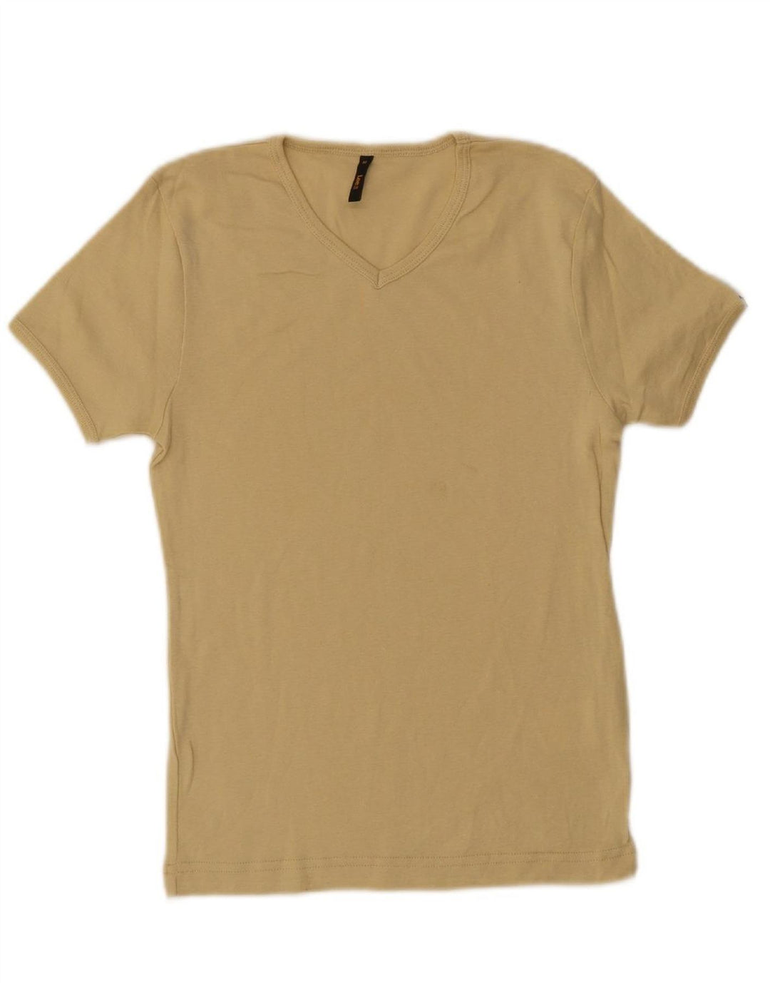 Camiseta feminina LEE UK 12 algodão bege médio