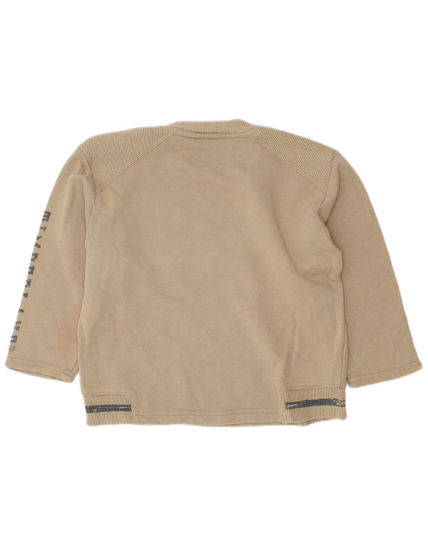Timberland Meninos Graphic Sweatshirt Jumper 2-3 Anos Algodão Bege