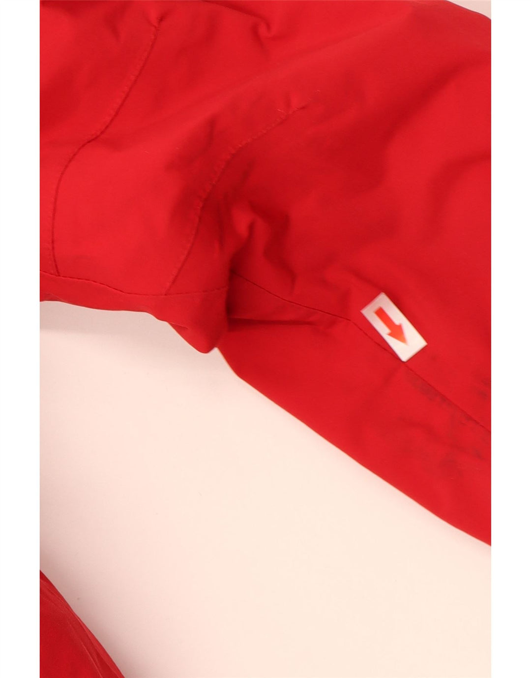 Jaqueta corta-vento feminina Helly Hansen com capuz Reino Unido 10 pequeno bloco colorido vermelho