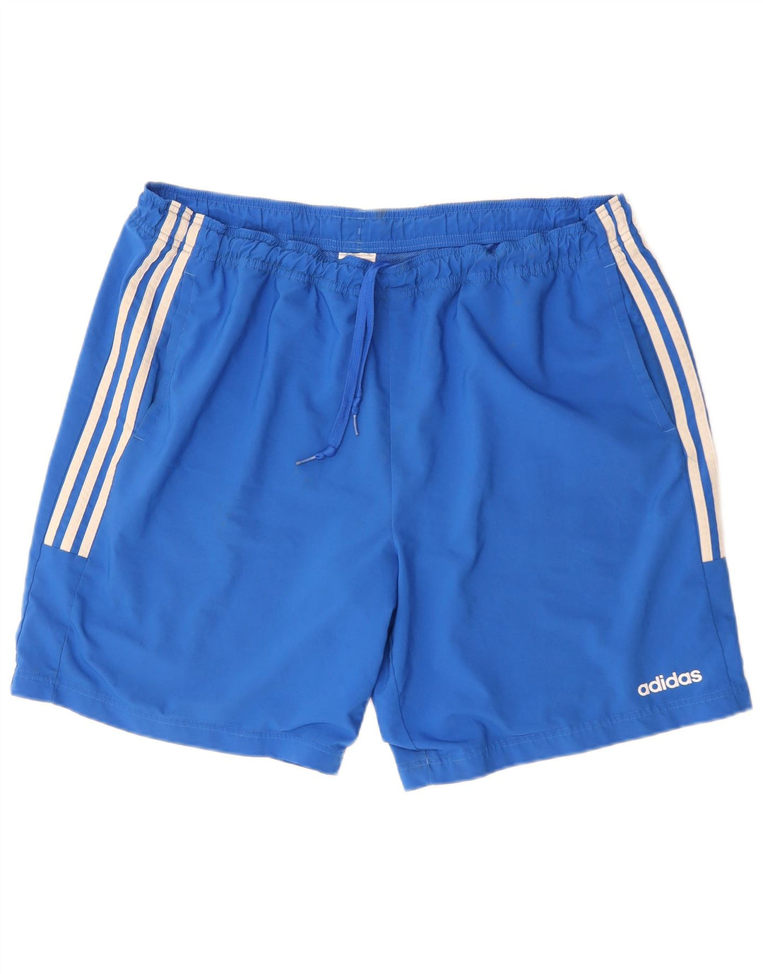 Shorts esportivos masculinos Adidas XL azul poliéster