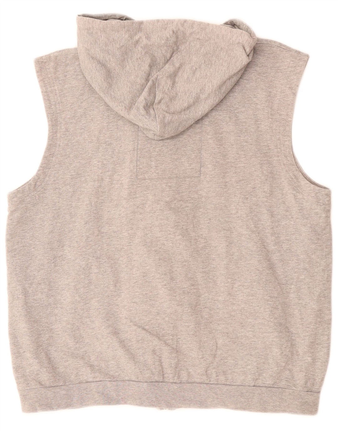 Suéter masculino Nike sem mangas com capuz e zíper, tamanho 39/41, algodão cinza médio