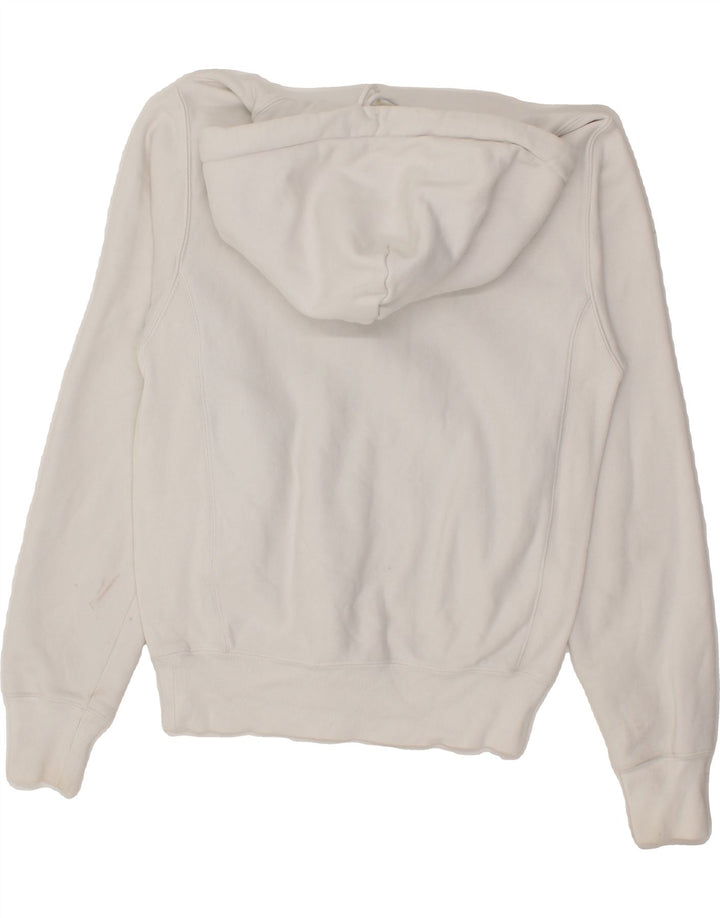 CHAMPION Mens Hoodie Jumper XS White Cotton Vintage Champion and Second-Hand Champion from Messina Hembry 