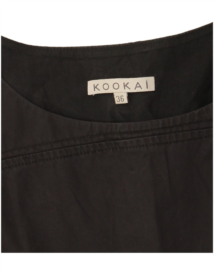 Vestido feminino Kookai Shift EU 36 pequeno preto