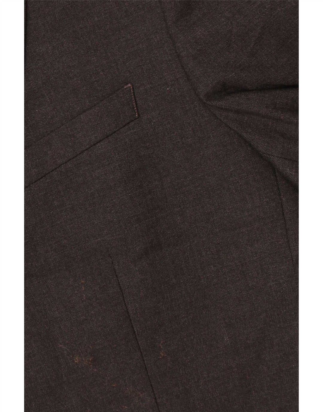 Jaqueta blazer masculina de 2 botões Marks & Spencer Reino Unido 42 poliéster cinza grande