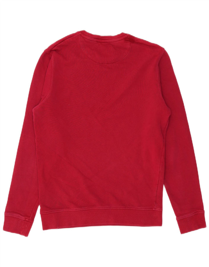 LYLE & SCOTT moletom masculino jumper pequeno algodão vermelho
