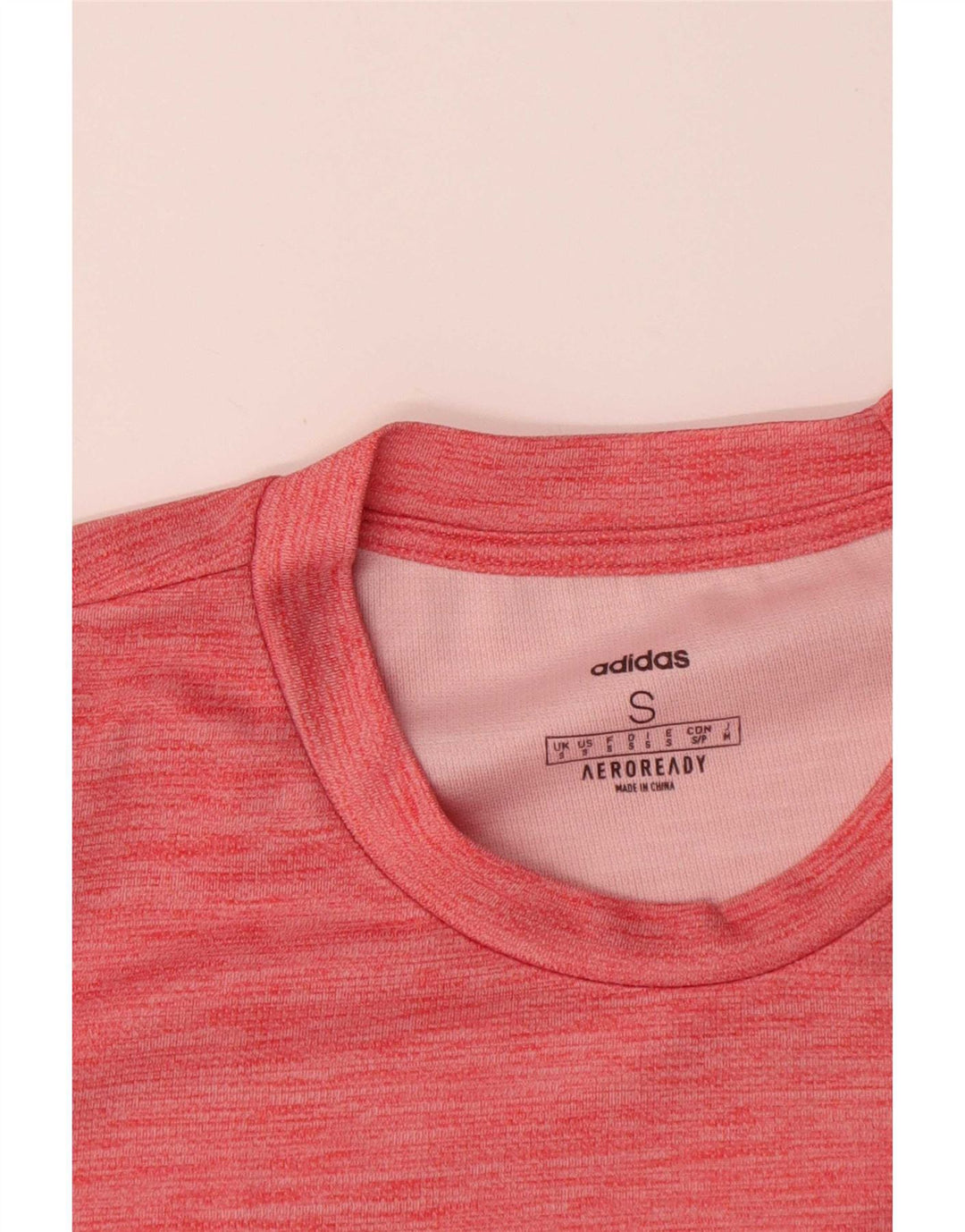 Adidas Mens Aeroready Camiseta Top Pequeno Poliéster Salpicado Rosa