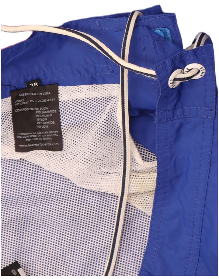 Shorts de natação masculino Bear XL azul poliamida