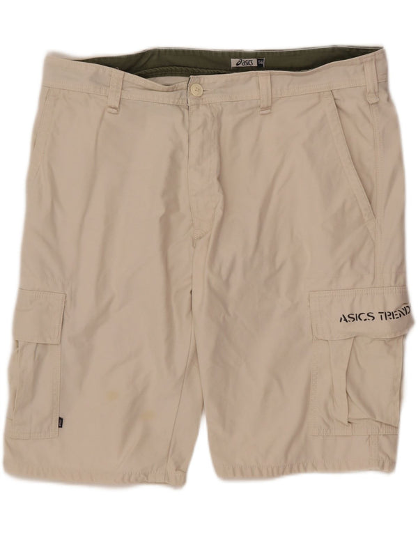 Shorts Cargo Masculino Asics IT 56 3XL W40 Algodão Bege