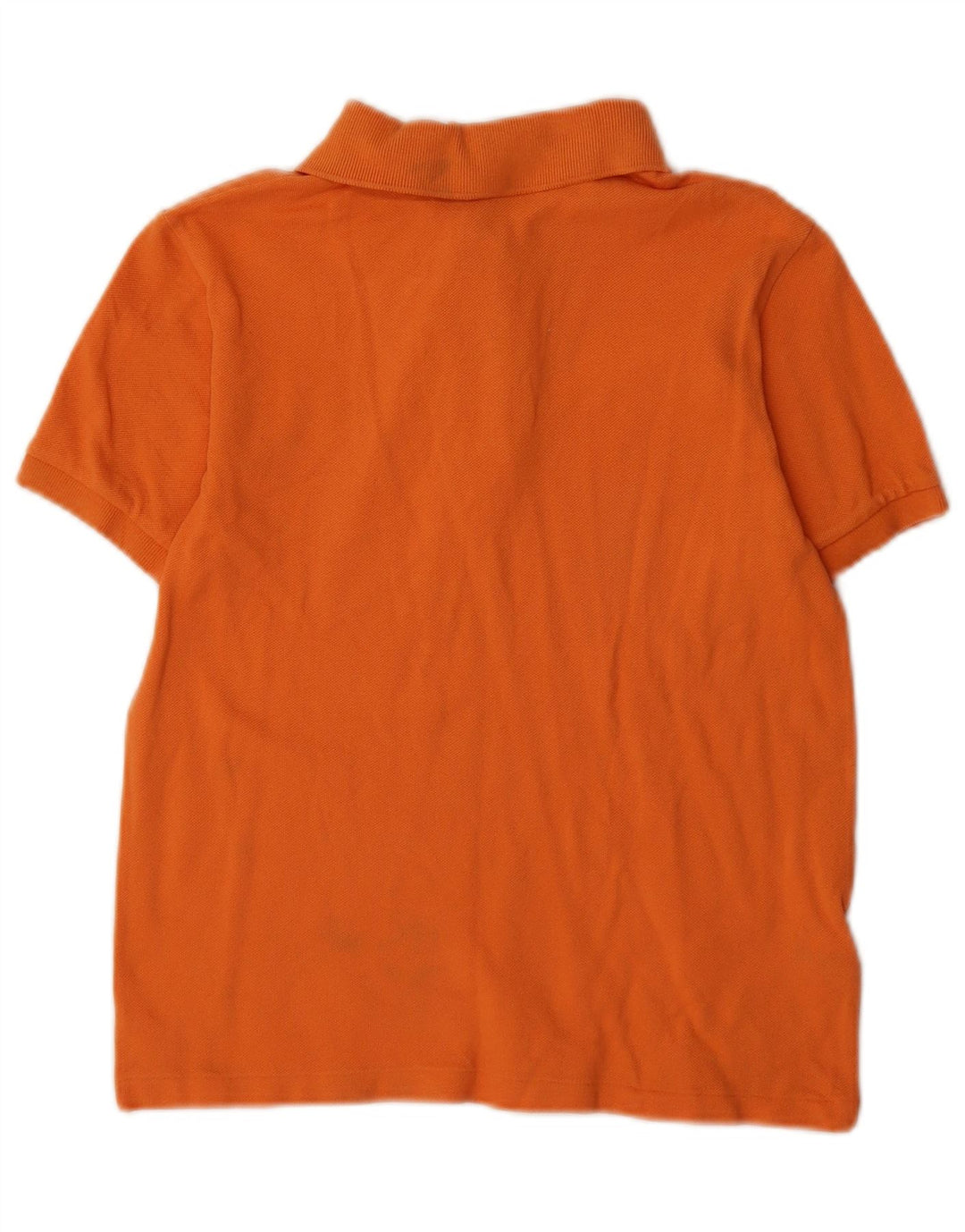 Polo Lacoste Menino 13-14 Anos Laranja Algodão