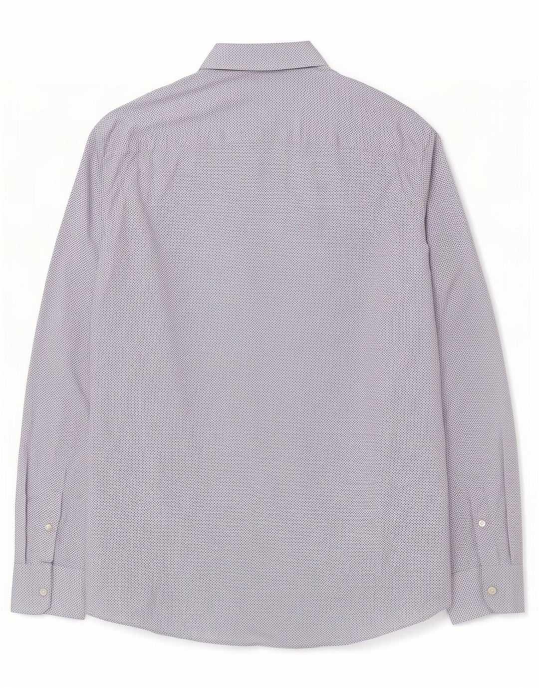 Camisa masculina Benetton médio azul manchado