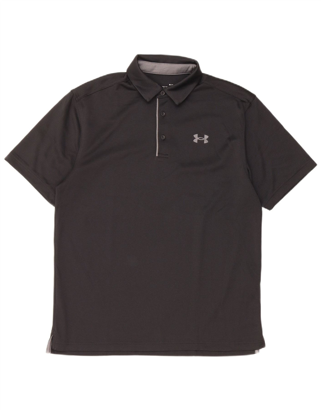 Camisa polo masculina Under Armour poliéster preto médio