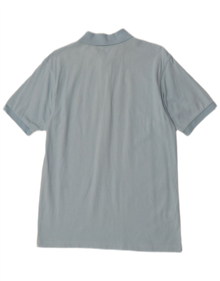 Camisa polo masculina Fred Perry algodão azul médio