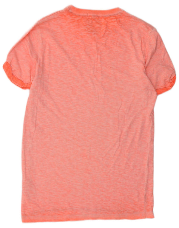 Camiseta masculina Superdry Top pequeno algodão laranja