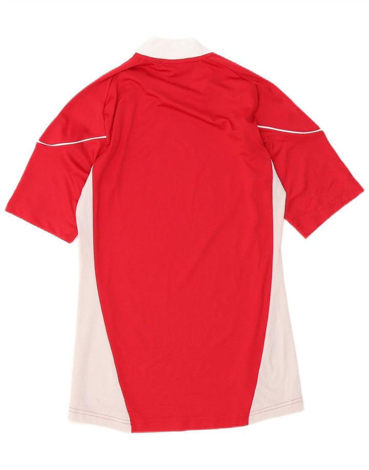 Adidas Mens Climacool Camiseta Top XS Vermelho Colorblock Poliéster