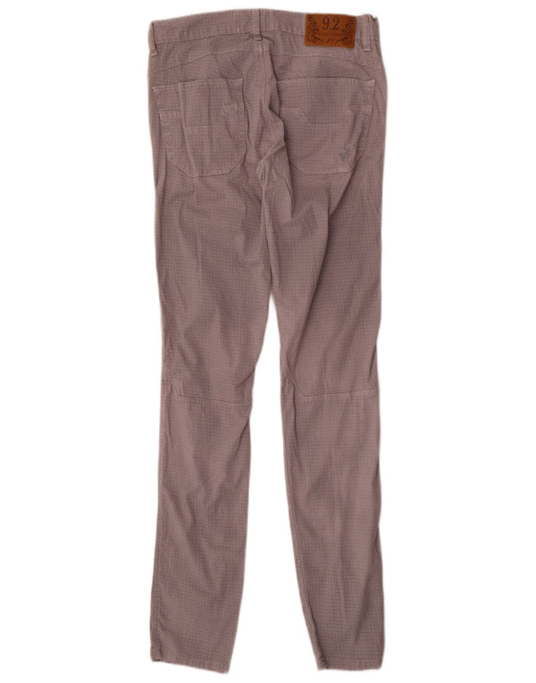 9.2 by Carlo Chionna Calça feminina casual skinny W30 L32 cinza geométrica