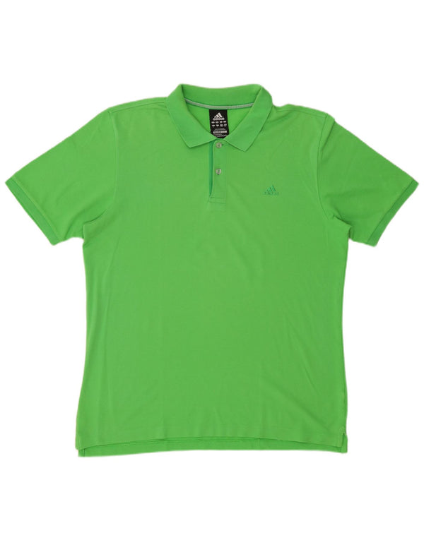 Adidas Mens Clima 365 Polo Shirt Grande Verde