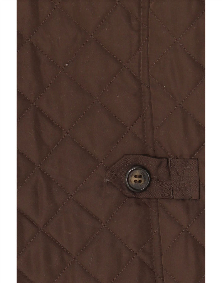 Os homens da névoa de Londres acolchoaram o poliéster marrom grande do Reino Unido 40 do revestimento