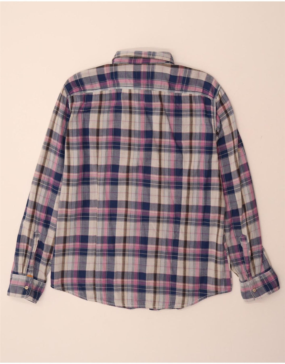 Camisa masculina HUGO BOSS XL algodão xadrez multicolorido