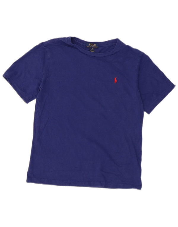 Camiseta Polo Ralph Lauren Meninos Top 10-11 Anos Algodão Azul Médio