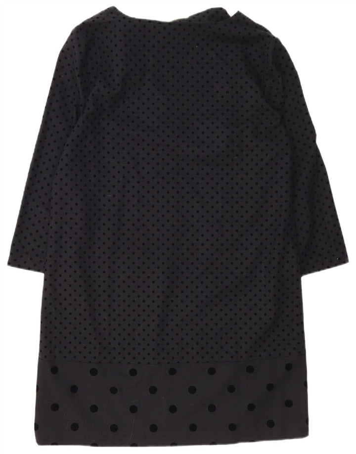 Vestido básico feminino Naf manga 3/4 EU 40 médio preto manchado