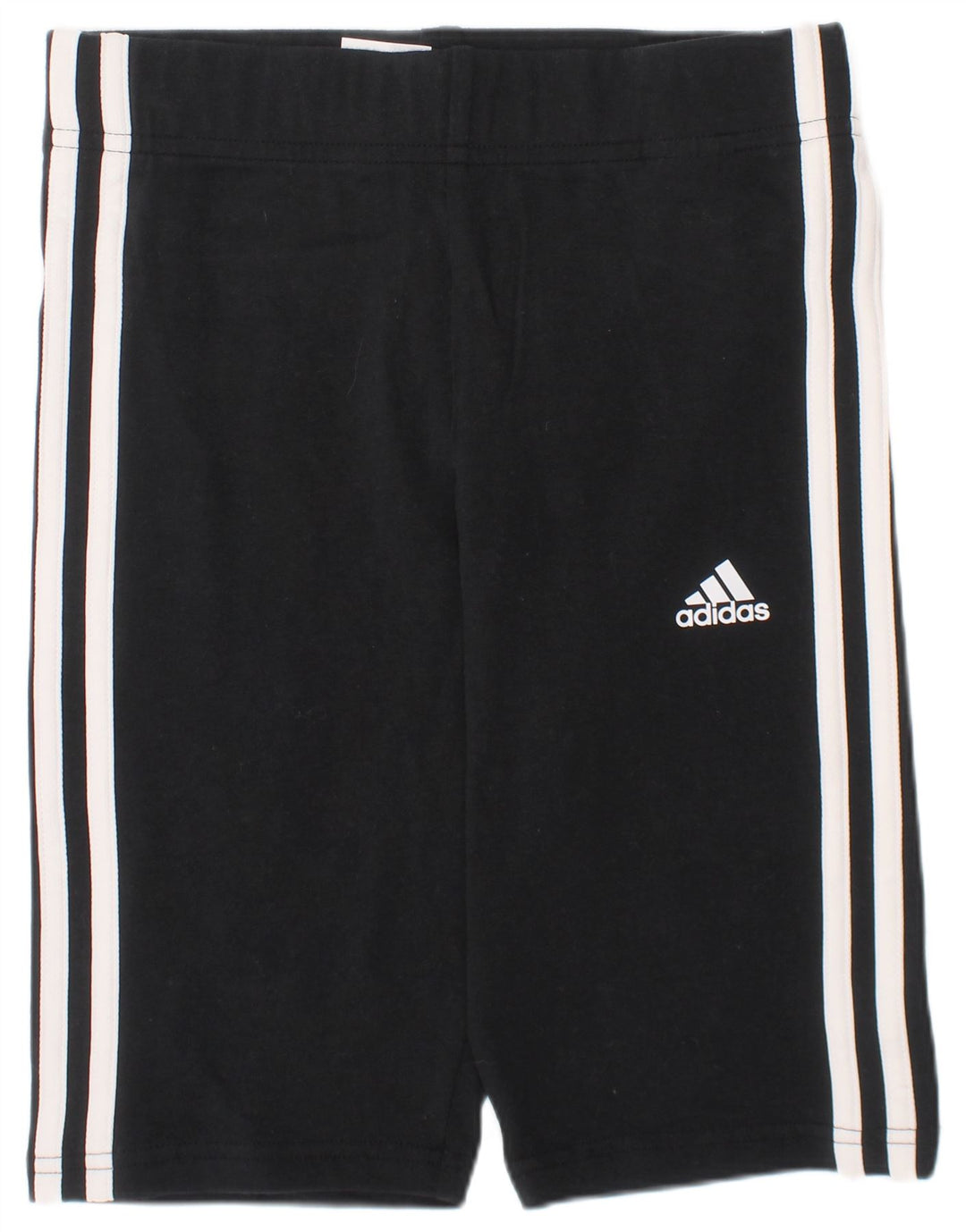 Shorts esportivos femininos Adidas 11-12 anos algodão preto
